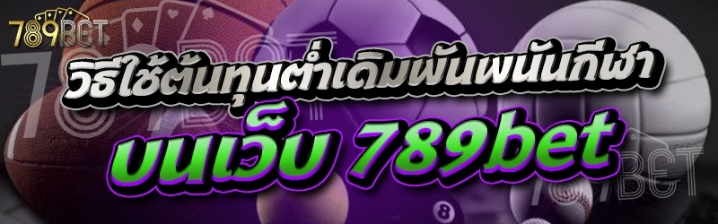 วิธีใช้ต้นทุนต่ำเดิมพันพนันกีฬา บนเว็บ 789bet